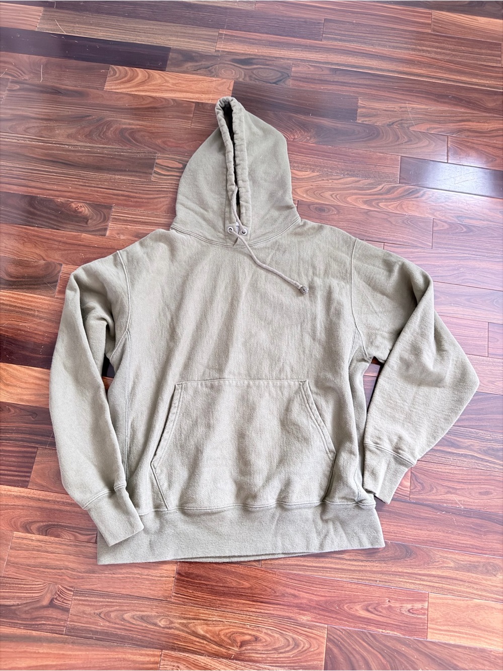 Vintage Champion Blank Hoodie ReverseWeave Men's Large Green Sweatshirt Y2K
Hood